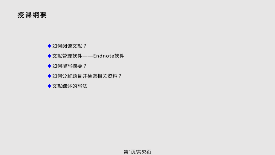 文献阅读PPT71181PPT课件_第1页