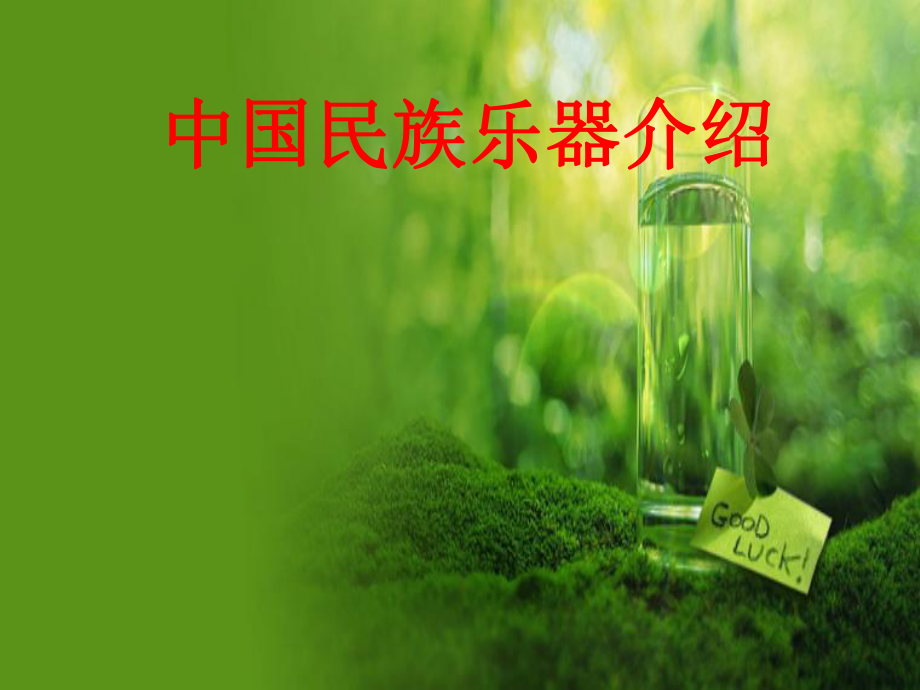 中专音乐课中国民族乐器介绍_第1页