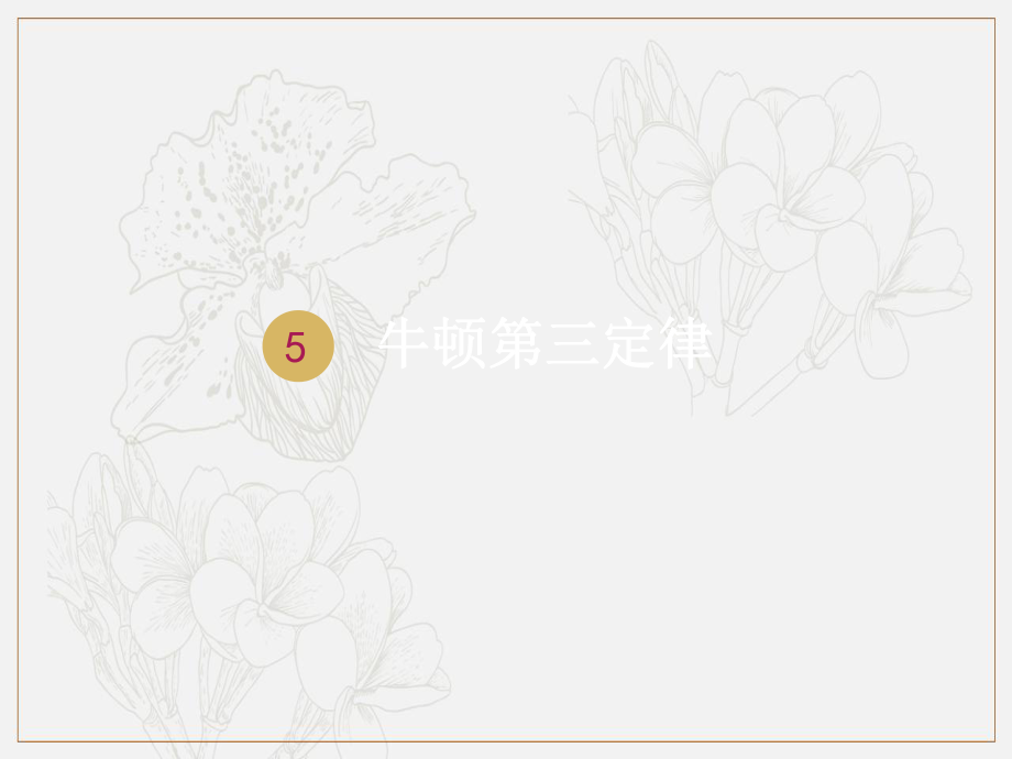 物理高中人教版必修1课件：4.5牛顿第三定律2_第1页