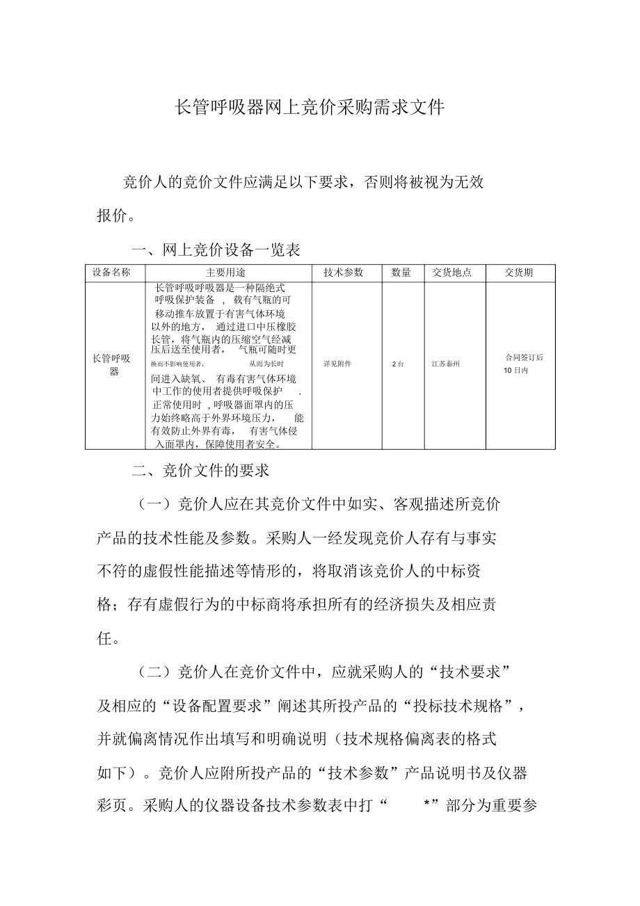 网上竞价设备一览表_第1页