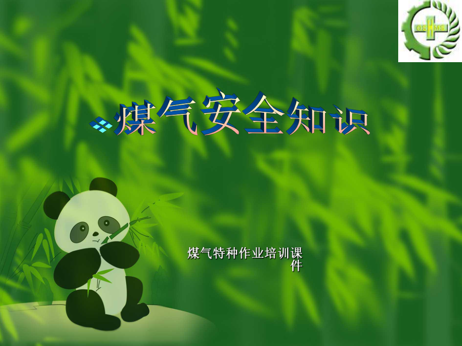 煤气特种作业培训(安全技术知识)_第1页