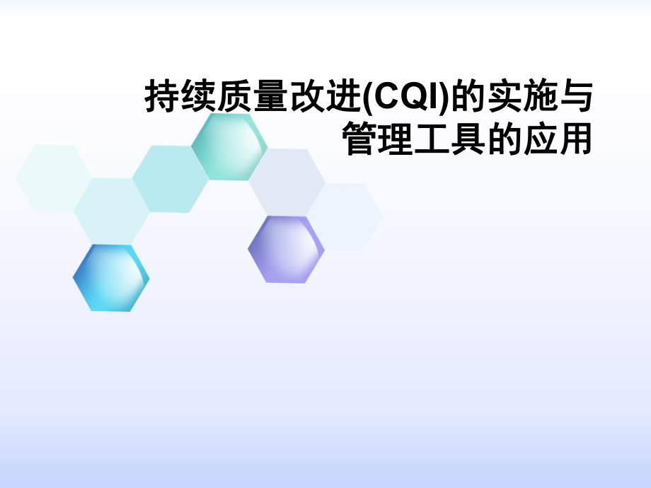 CQI项目实施与管理工具的使用_第1页