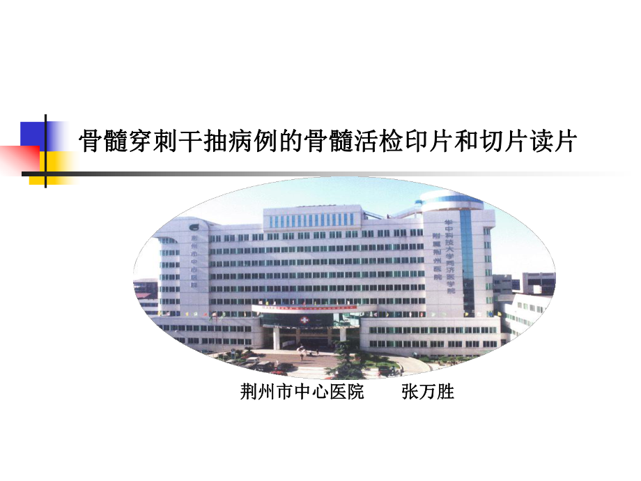 骨髓穿刺干抽病例的骨髓是活检印片和切片读片_第1页