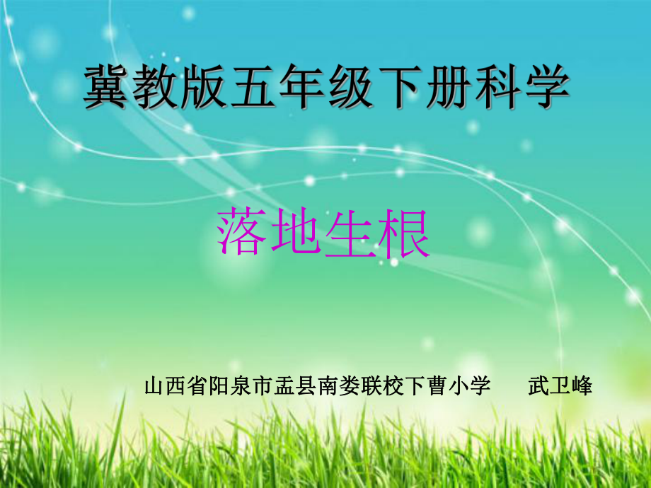 科学《落地生根》ppt课件_第1页