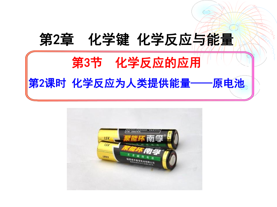 利用化学反应为人类提供能量ppt课件_第1页