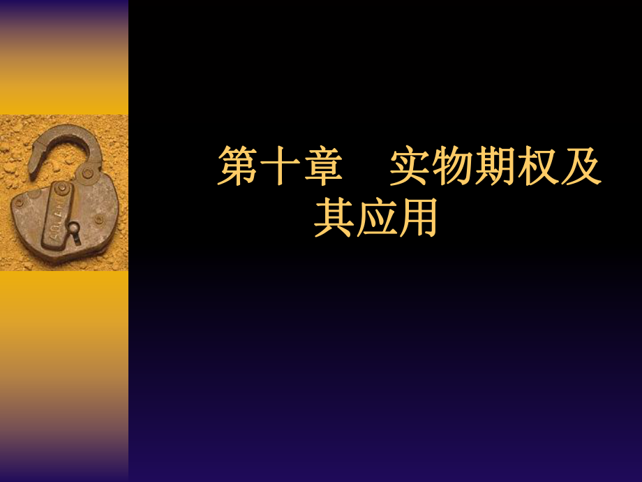 第十章--实物期权_第1页
