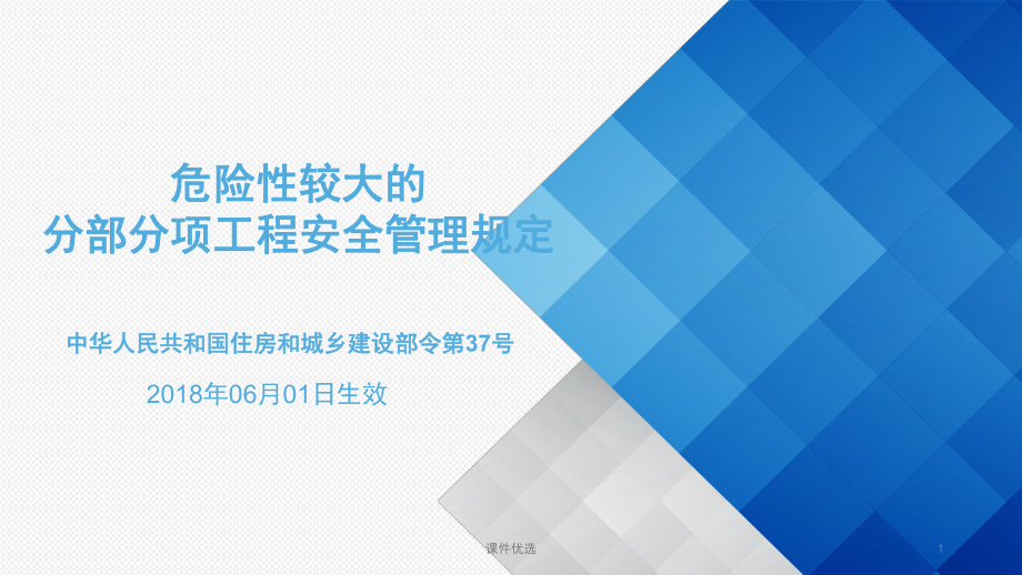 危险性较大的分部分项工程安全管理规定行业内容_第1页