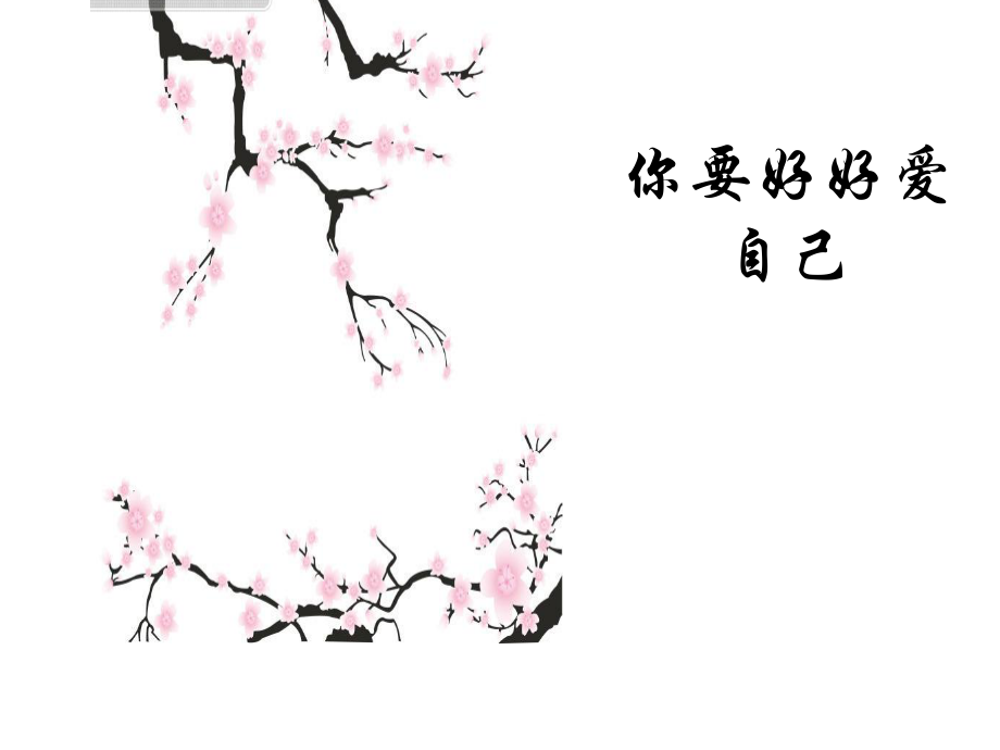 你要好好爱自己ppt课件_第1页