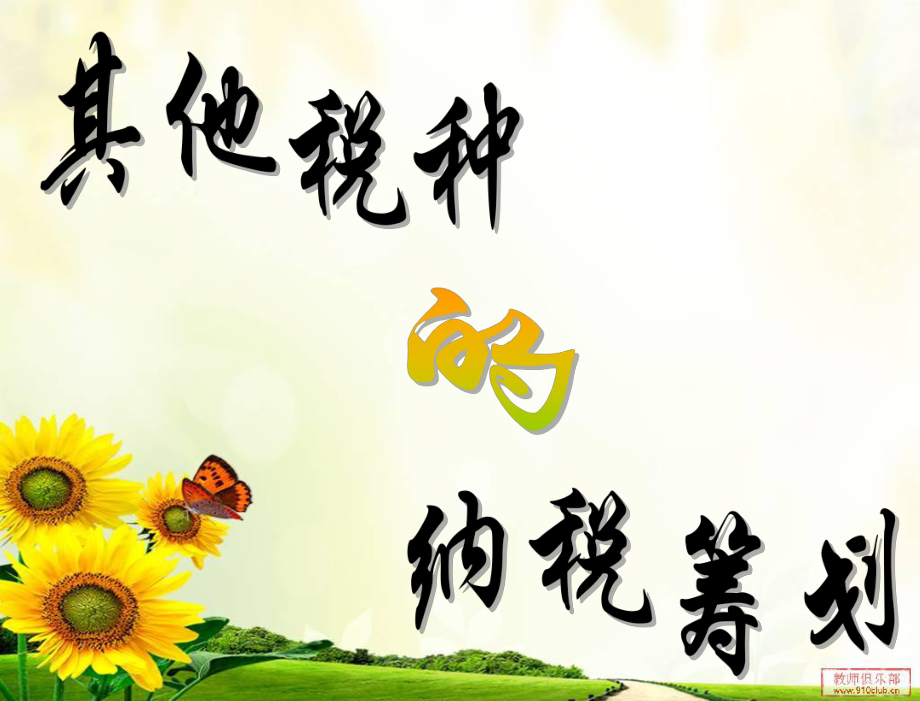 纳税筹划其他税种_第1页