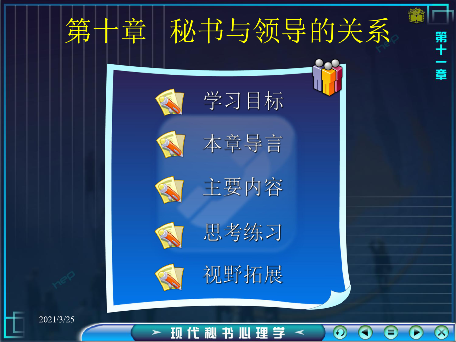 第十章秘书与领导的关系PPT课件_第1页