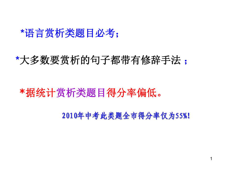 从修辞角度赏析语言PowerPoint演示文稿_第1页