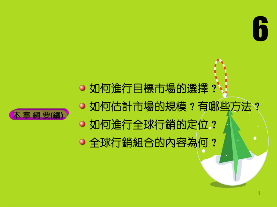 全球竞争策略方案市场区隔和定位_第1页