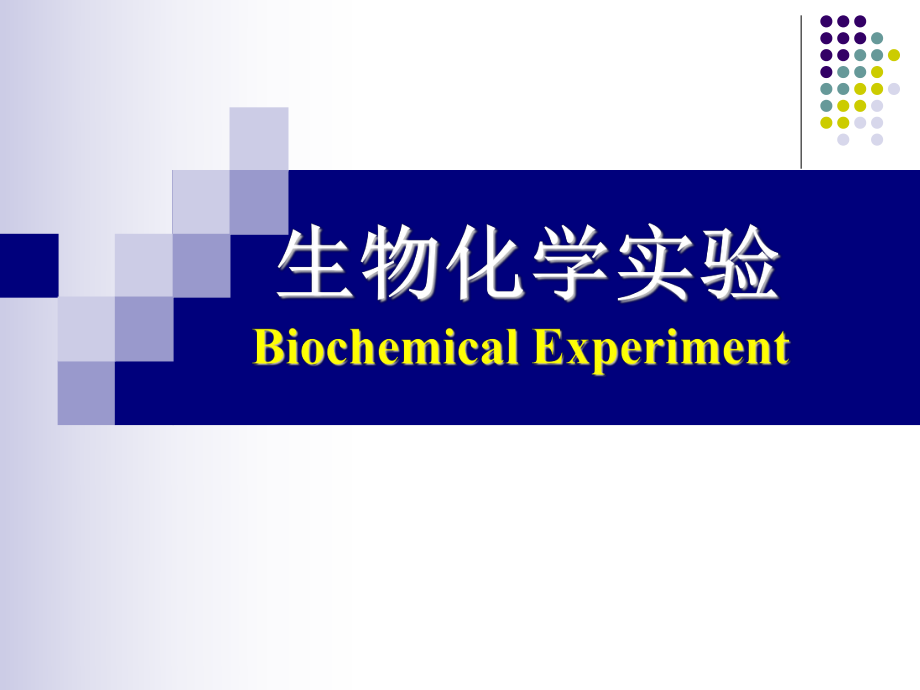 《生物化学实验》PPT课件_第1页