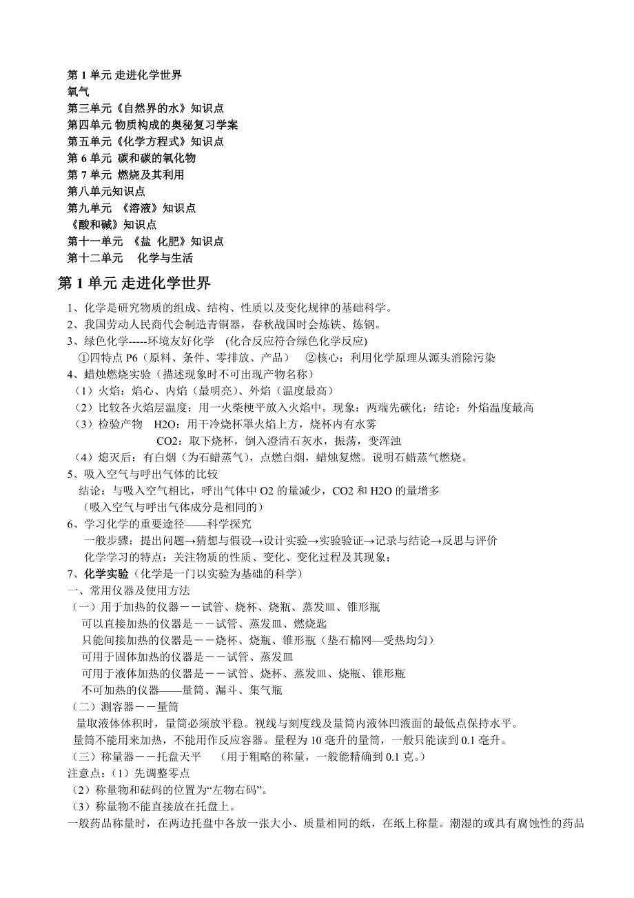 初中化学总结_第1页