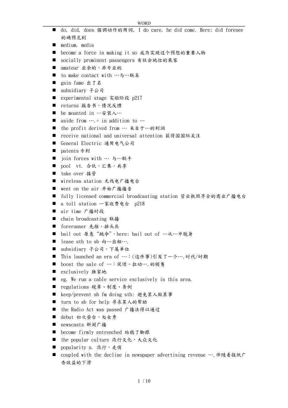广告英语词汇大全_第1页