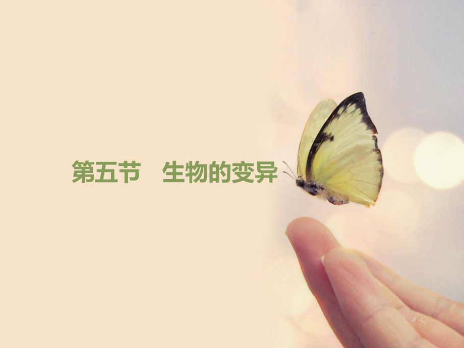 22.5生物的变异优教课件_第1页