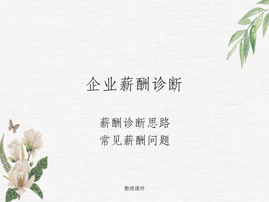 企业薪酬诊断_第1页