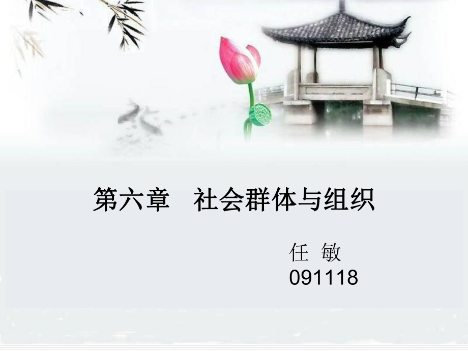 社会学概论第六讲社会群体与组织_第1页