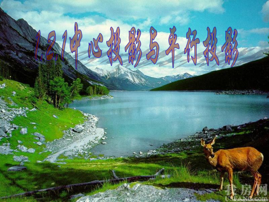 121中心投影与平行投影_第1页