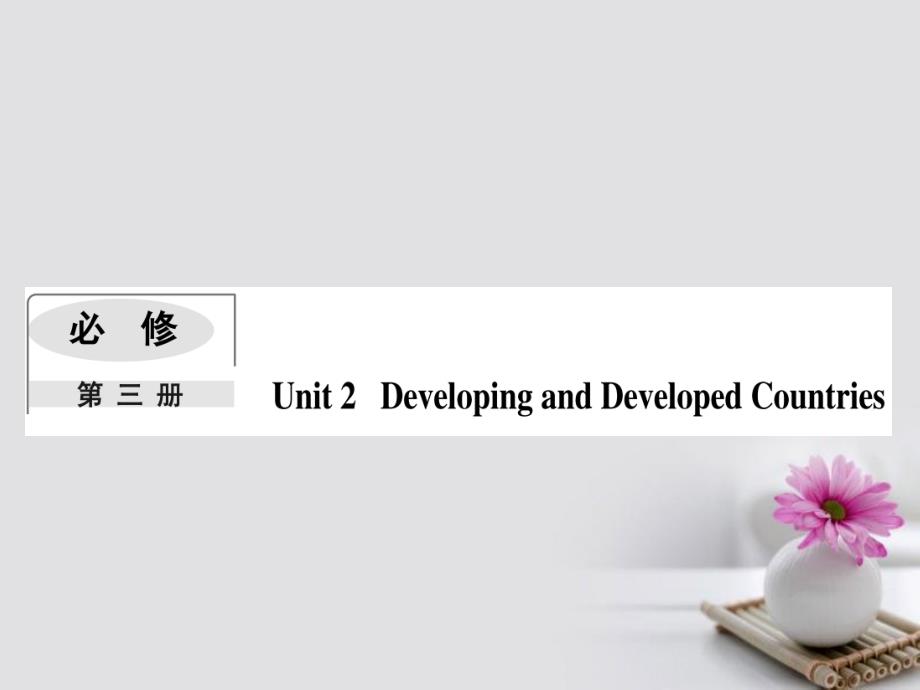 2018版高考英语一轮复习 Module 2 Developing and Developed Countries课件 外研版必修3_第1页
